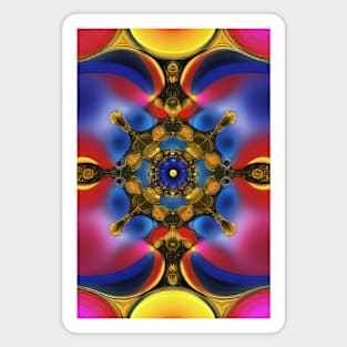 symmetrical abstract design Magnet